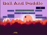 Jugar Ball and paddle now