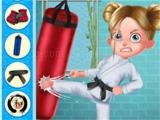 Jugar Karate girl vs school bully game