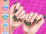 Jugar Royal theme nail art diy