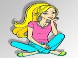 Jugar Barbie coloring game now