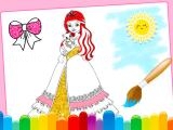 Jugar Princess coloring glitter now