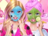 Jugar Best friends sleepover party - makeover game now