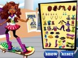 Jugar Clawdeen skates now