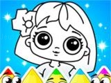 Jugar Coloring dolls game now