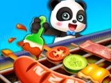 Jugar Cute panda cooks food now
