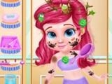 Jugar Messy little mermaid makeover - makeup & dressup