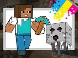 Jugar Minecraft coloring pages