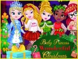 Jugar Baby princesses christmas: dress up game