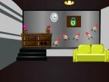 Jugar Grey checked room escape