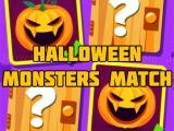 Jugar Halloween monsters match