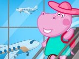 Jugar Hippo family airport adventure
