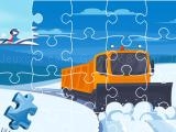 Jugar Winter trucks jigsaw now