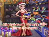 Jugar Elsa frozen christmas dress up now