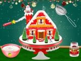 Jugar Xmas gingerbread house cake now