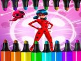 Jugar Miraculous ladybug coloring game now