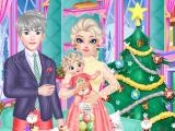 Jugar Frozen family christmas preparation now