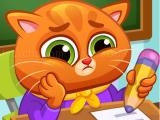 Jugar Lovely virtual cat at school now
