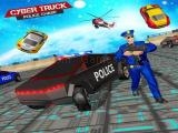Jugar Us police cybertruck chase now