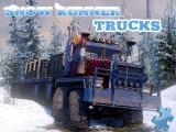 Jugar Snow runner trucks jigsaw