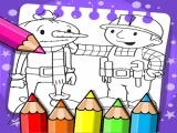 Jugar Bob the builder coloring book