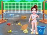 Jugar Baby taylor beach cleaning day