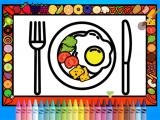 Jugar Color and decorate dinner plate