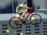 Jugar Bike stunts of roof