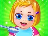 Jugar Baby food cooking now