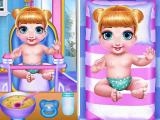 Jugar Princess new born twins baby care now