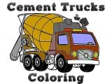 Jugar Cement trucks coloring now
