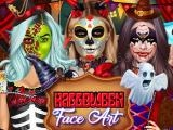 Jugar Halloween face art now