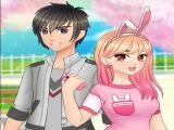 Jugar Anime high school couple - first date makeover