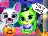 Jugar Scary makeover halloween pet salon