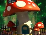 Jugar Funny mushroom houses jigsaw now