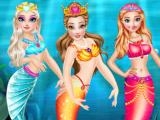 Jugar Princess mermaid style dress up now