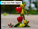 Jugar Frog's love pair jigsaw now