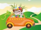 Jugar Bunnies driving cars match 3 now