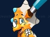 Jugar Dinosaurs coloring book now