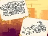 Jugar Construction trucks coloring now