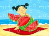 Jugar Summer foods jigsaw now