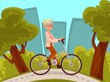 Jugar Happy bike riding jigsaw now