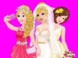 Jugar Barbie's wedding selfie with princesses now
