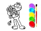 Jugar Elmo coloring book now