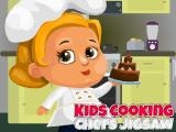 Jugar Kids cooking chefs jigsaw now