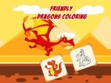 Jugar Friendly dragons coloring now