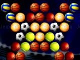 Jugar Bubble shooter golden football now