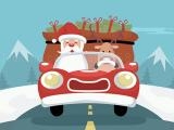 Jugar Santa giving presents jigsaw