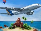 Jugar Airplane simulator island travel