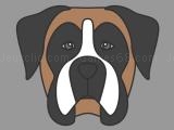 Jugar Doggy face coloring