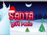 Jugar Santa gift bike race now